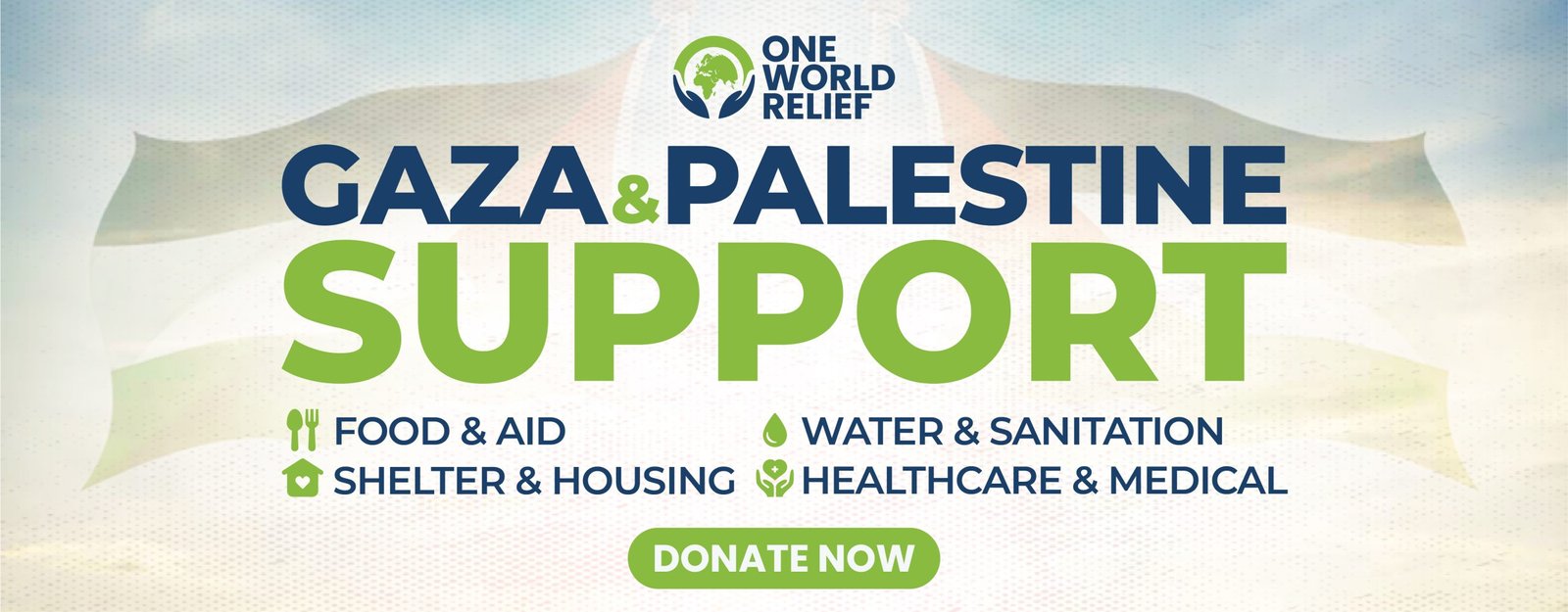 Banner Gaza Palestine Fundraiser