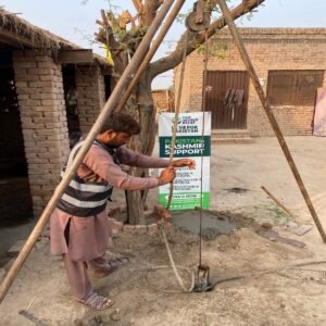 Bore dig hand well water