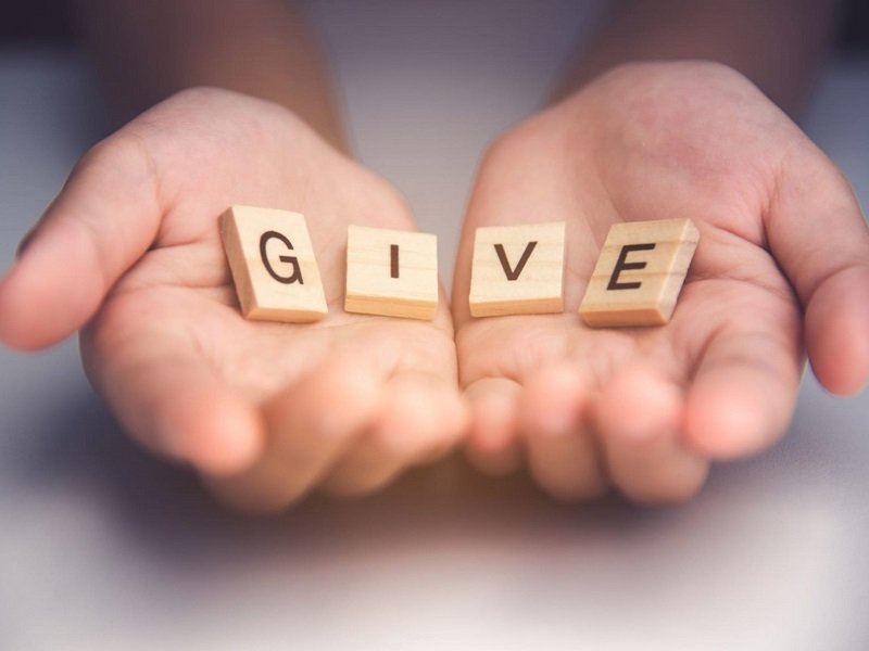 Giving hands