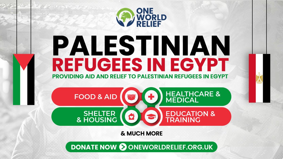 Palestinian refugee families supported in Egypt