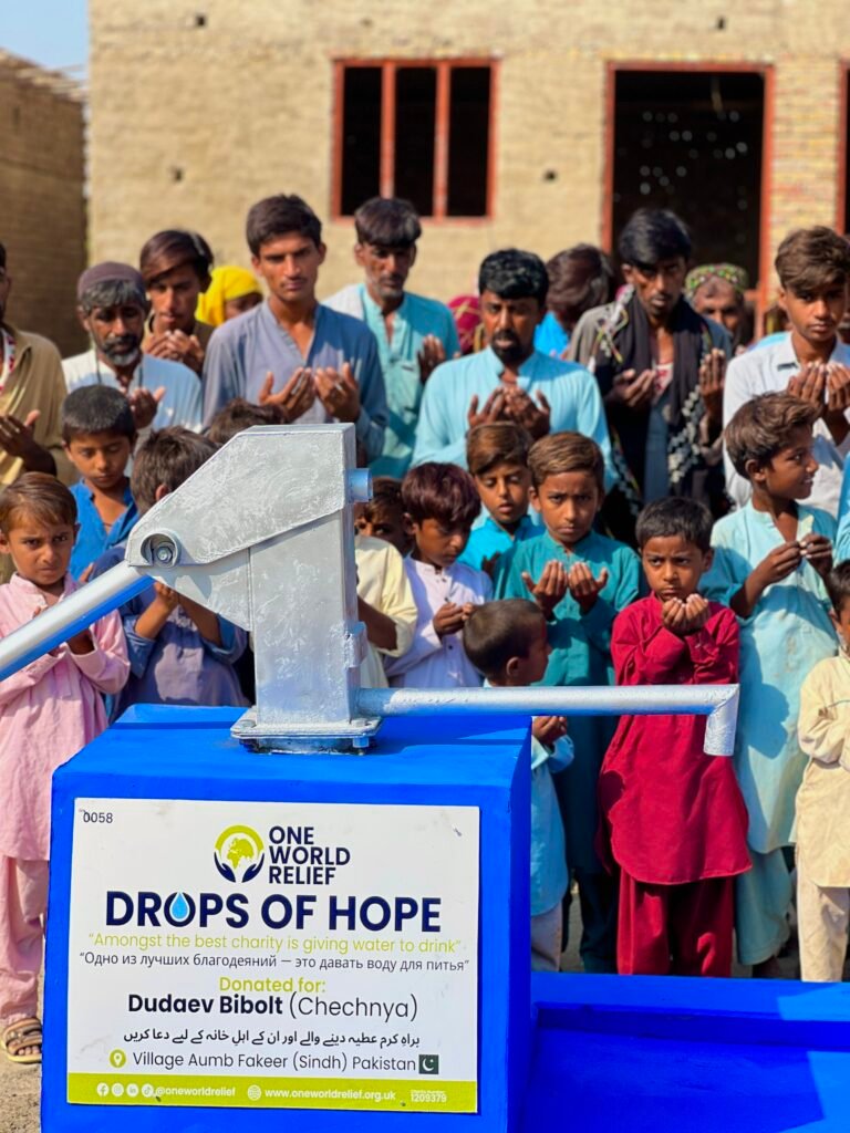 Community hand pump - One World Relief